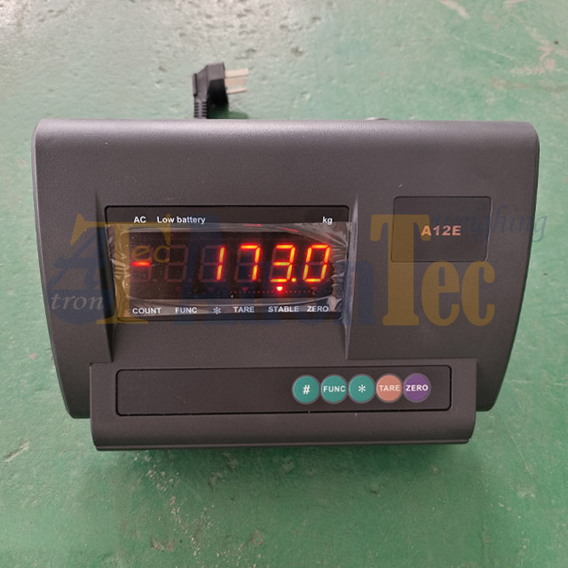Indicador plástico del peso de la pantalla LED A12+(E), indicador de pesaje de la báscula animal