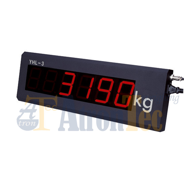 Pantalla remota del indicador de pesaje YHL-3, pantalla auxiliar del puente de pesaje